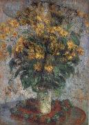 Jerusalem Artichoke Flowers Claude Monet